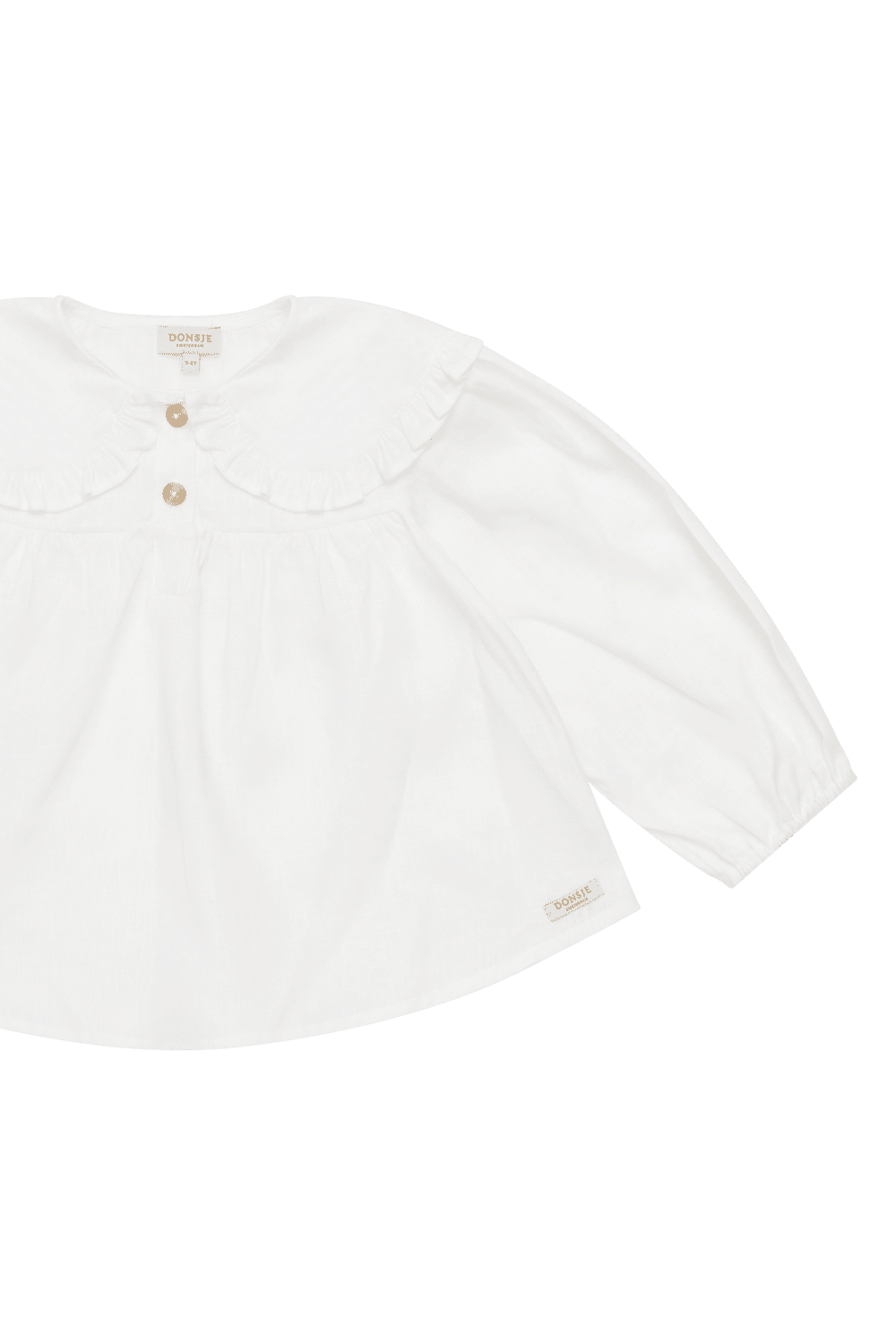 Thewa Blouse - Off White van Donsje Amsterdam | Kids Conceptstore Le Fanfare