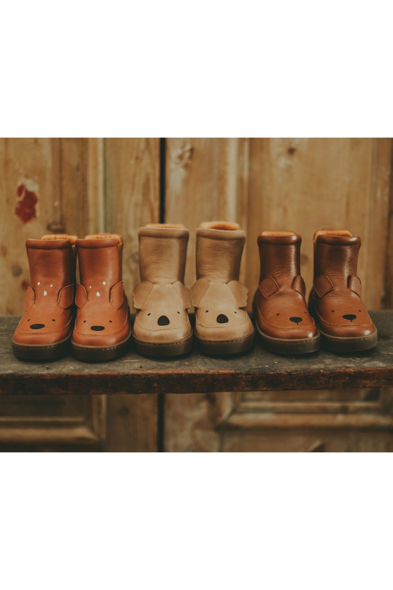 Thuru Classic Boots | Koala - Truffle Leather van Donsje Amsterdam | Kids Conceptstore Le Fanfare