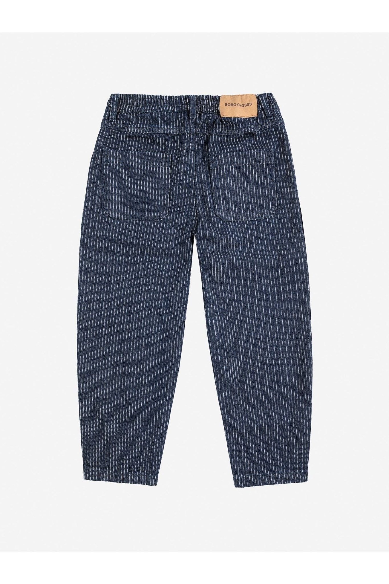 Tic Tac Toe Denim Pants - Navy Blue van Bobo Choses | Kids Conceptstore Le Fanfare