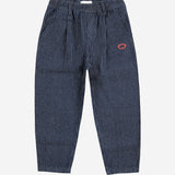 Tic Tac Toe Denim Pants - Navy Blue van Bobo Choses | Kids Conceptstore Le Fanfare