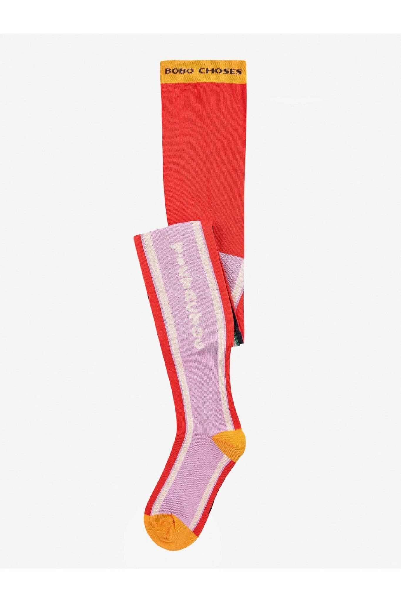 Tic Tac Toe Tights - Multicolor van Bobo Choses | Kids Conceptstore Le Fanfare