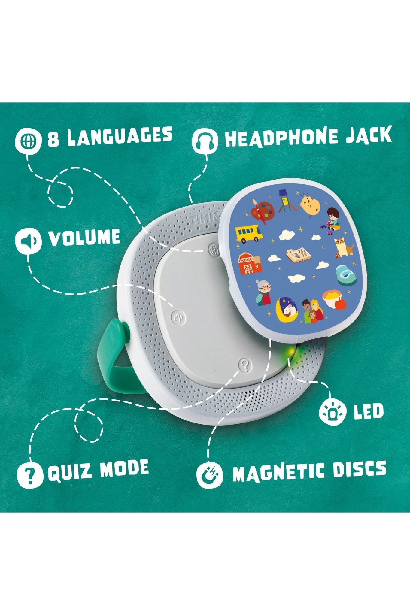 Timio Player - plus 5 discs van Timio | Kids Conceptstore Le Fanfare