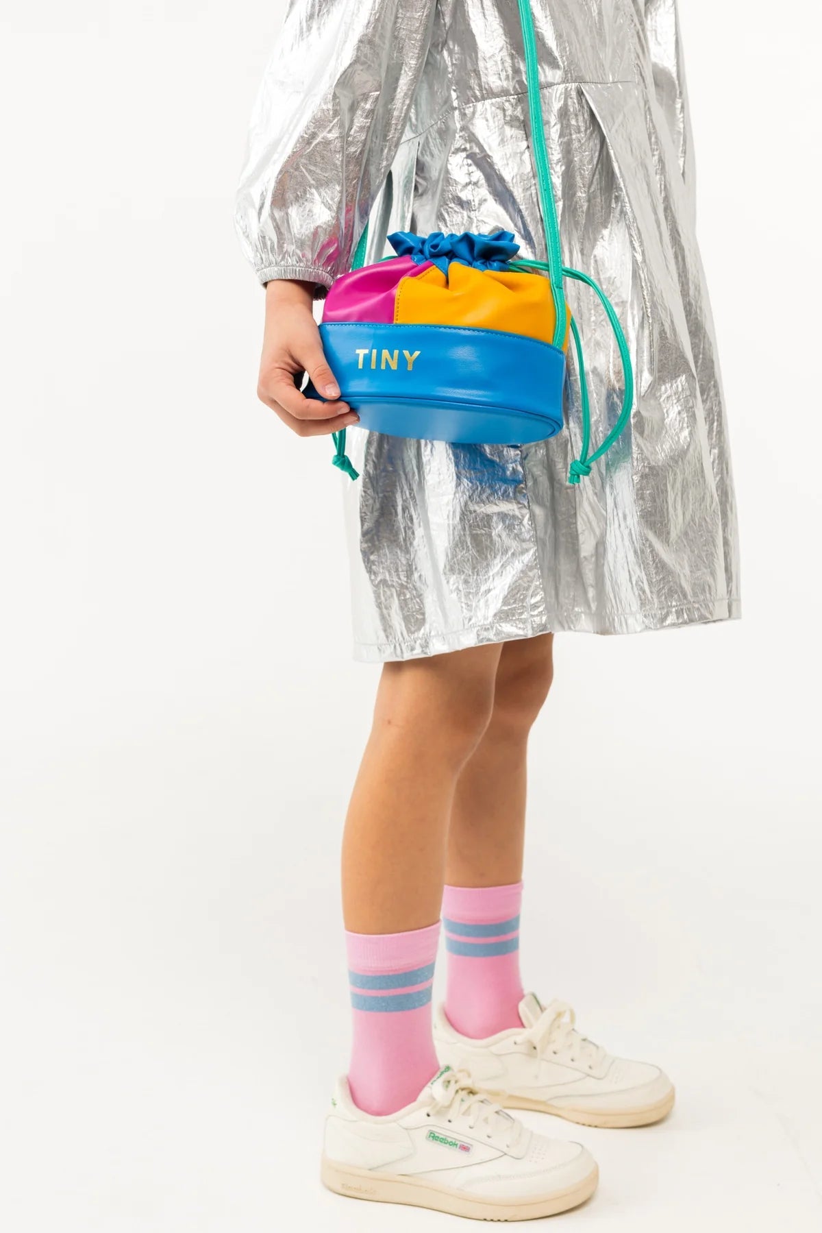 Tiny Cottons COLOR BLOCK BUCKET BAG multicolor van TINYCOTTONS | Kids Conceptstore Le Fanfare