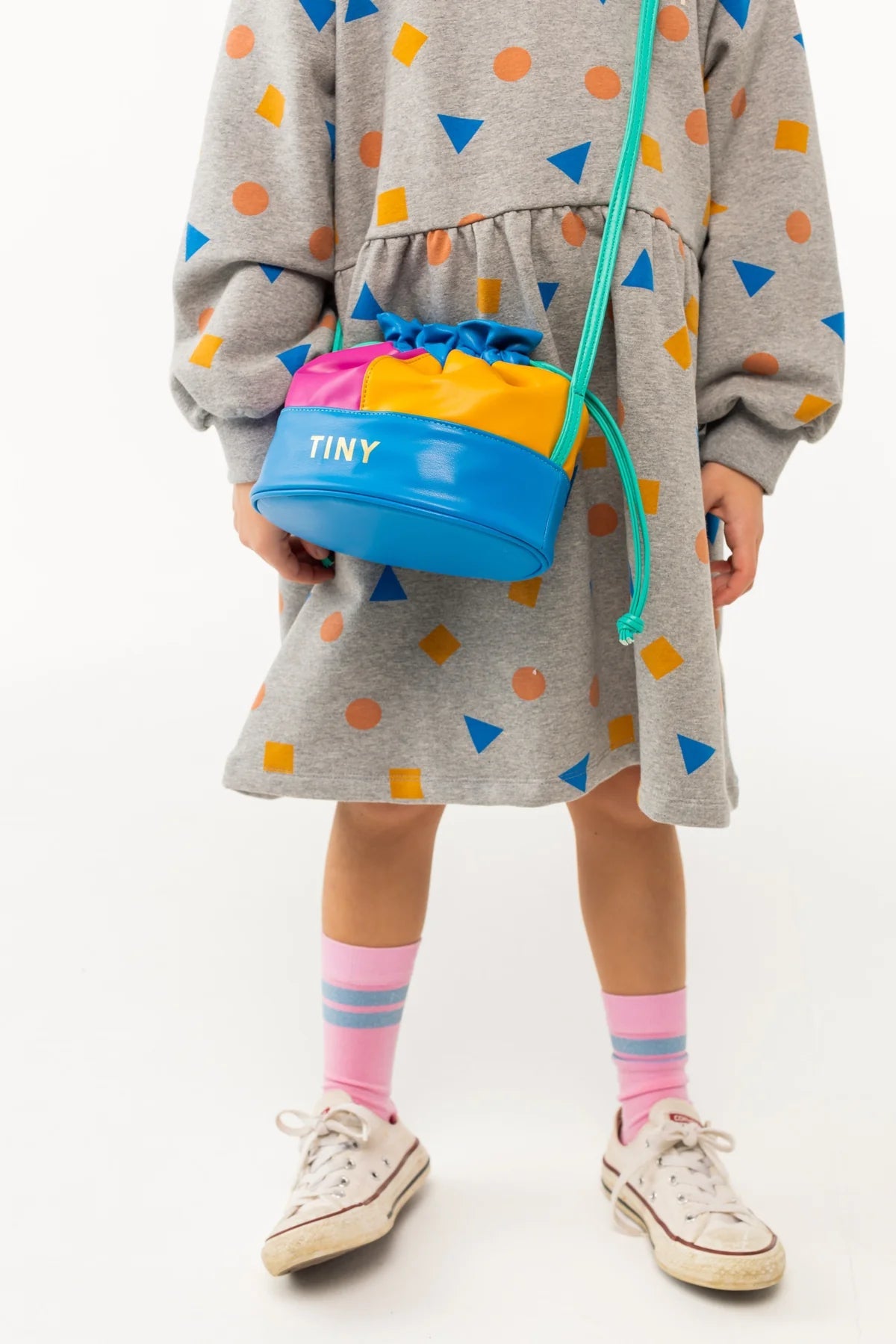 Tiny Cottons COLOR BLOCK BUCKET BAG multicolor van TINYCOTTONS | Kids Conceptstore Le Fanfare