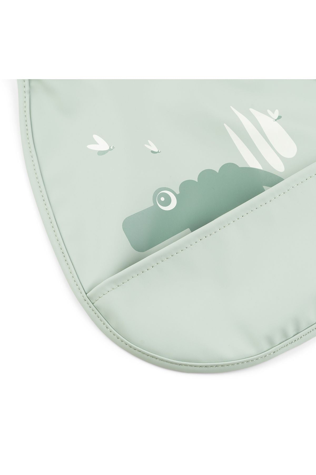 Tiny pocket bib 2-pack | Croco - Green van Done by Deer | Kids Conceptstore Le Fanfare