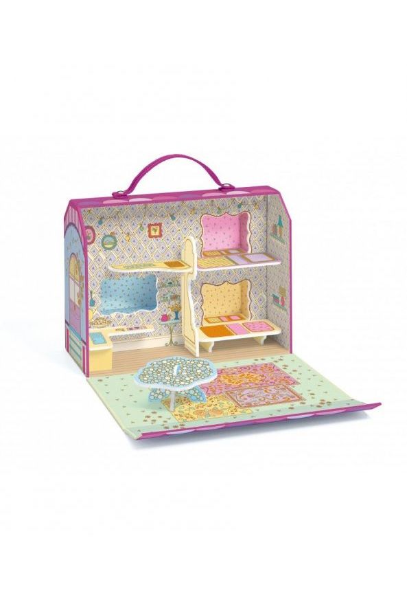 Tinyly - Draagbaar Poppenhuis - Bluchka & Indie House - Fsc Mix van Djeco | Kids Conceptstore Le Fanfare