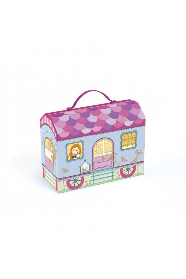 Tinyly - Draagbaar Poppenhuis - Bluchka & Indie House - Fsc Mix van Djeco | Kids Conceptstore Le Fanfare