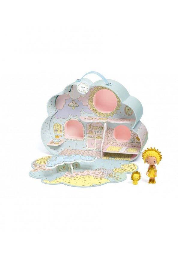 Tinyly - Draagbaar Poppenhuis - Maison Nuage van Djeco | Kids Conceptstore Le Fanfare