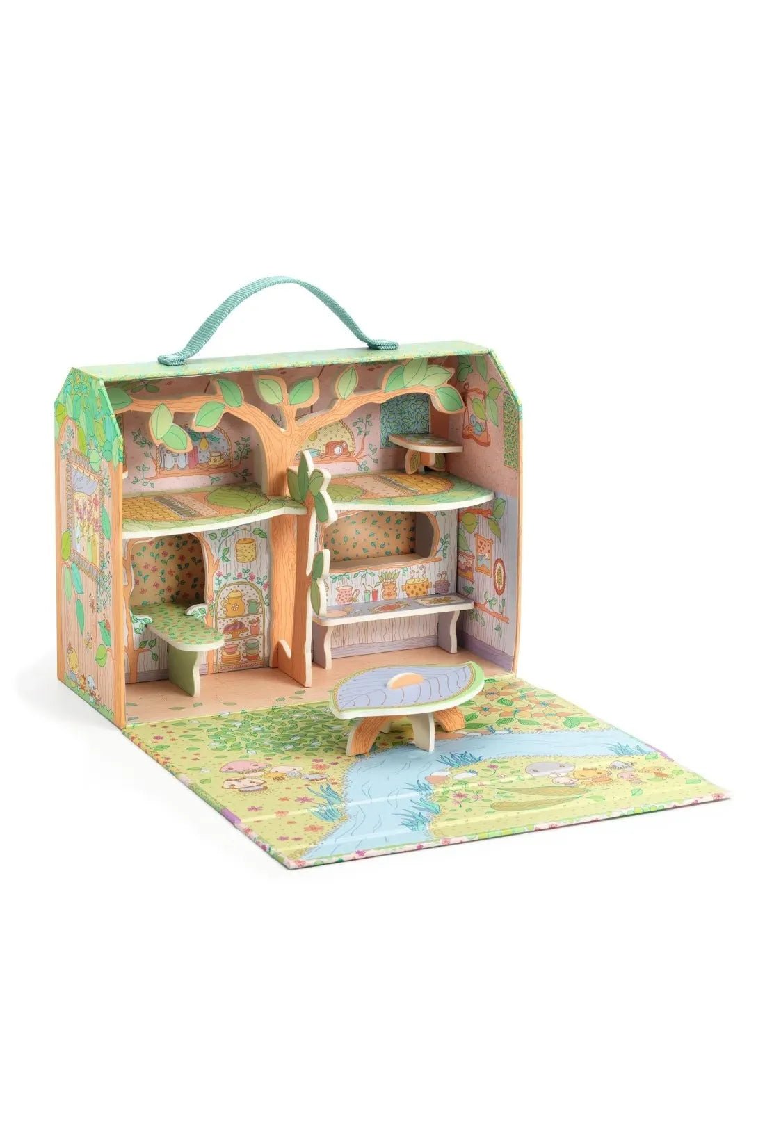 Tinyly - Het boshuis van Sylvia & vos van Djeco | Kids Conceptstore Le Fanfare