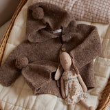 Tirso knitted jacket - brownie van Li&me | Kids Conceptstore Le Fanfare