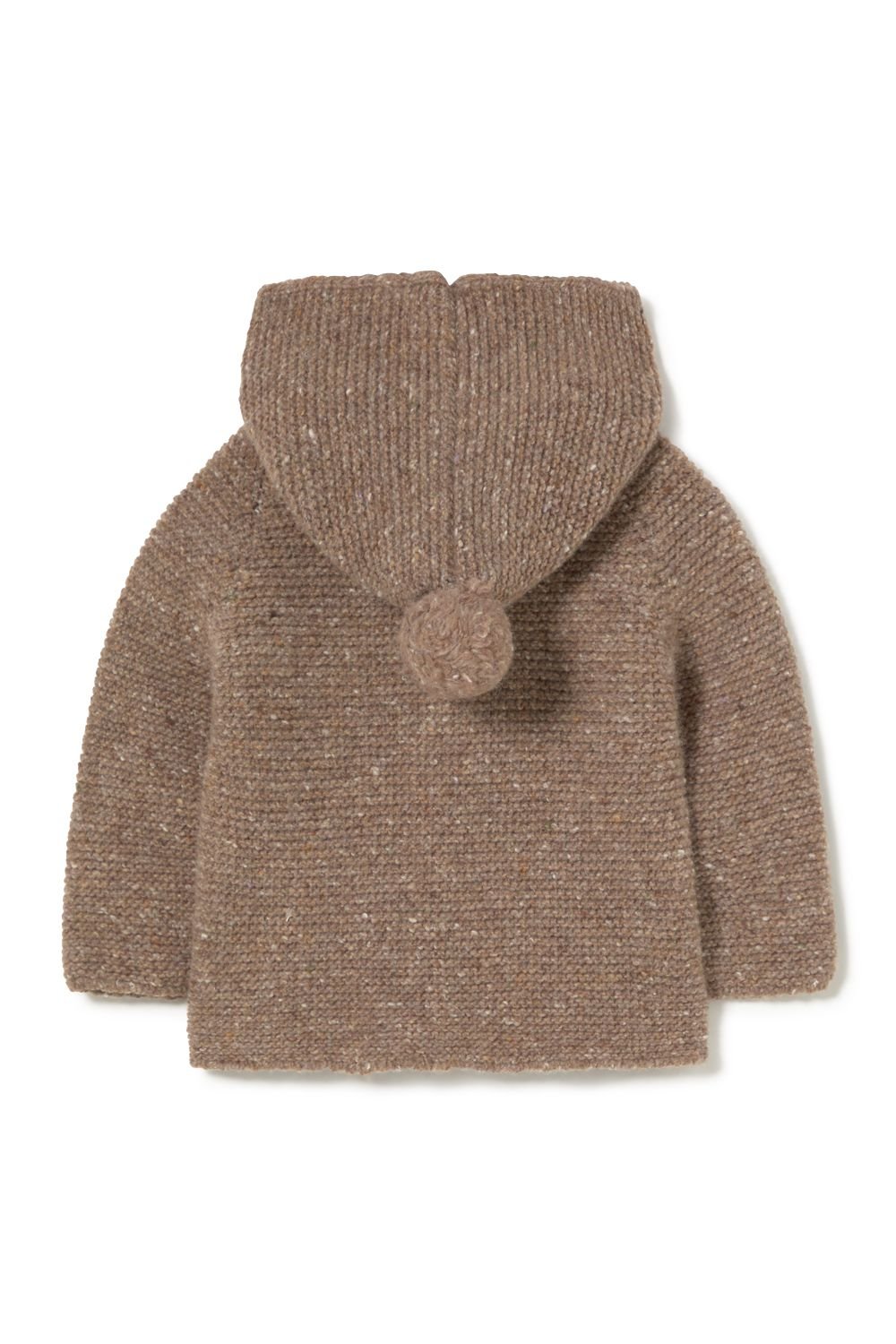 Tirso knitted jacket - brownie van Li&me | Kids Conceptstore Le Fanfare