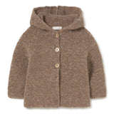 Tirso knitted jacket - brownie van Li&me | Kids Conceptstore Le Fanfare