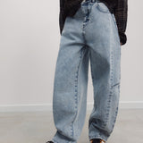 TNS Denim Teen Curved Trouser van The New Society | Kids Conceptstore Le Fanfare