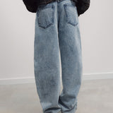 TNS Denim Teen Curved Trouser van The New Society | Kids Conceptstore Le Fanfare