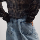 TNS Denim Teen Curved Trouser van The New Society | Kids Conceptstore Le Fanfare