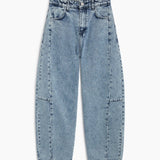 TNS Denim Teen Curved Trouser van The New Society | Kids Conceptstore Le Fanfare