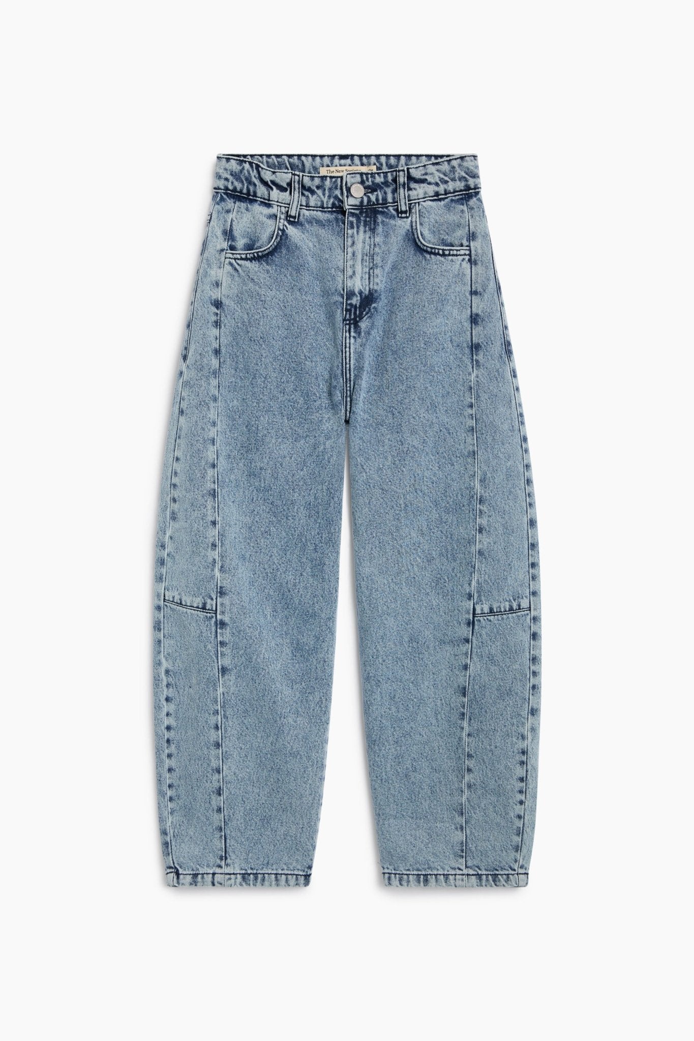 TNS Denim Teen Curved Trouser van The New Society | Kids Conceptstore Le Fanfare