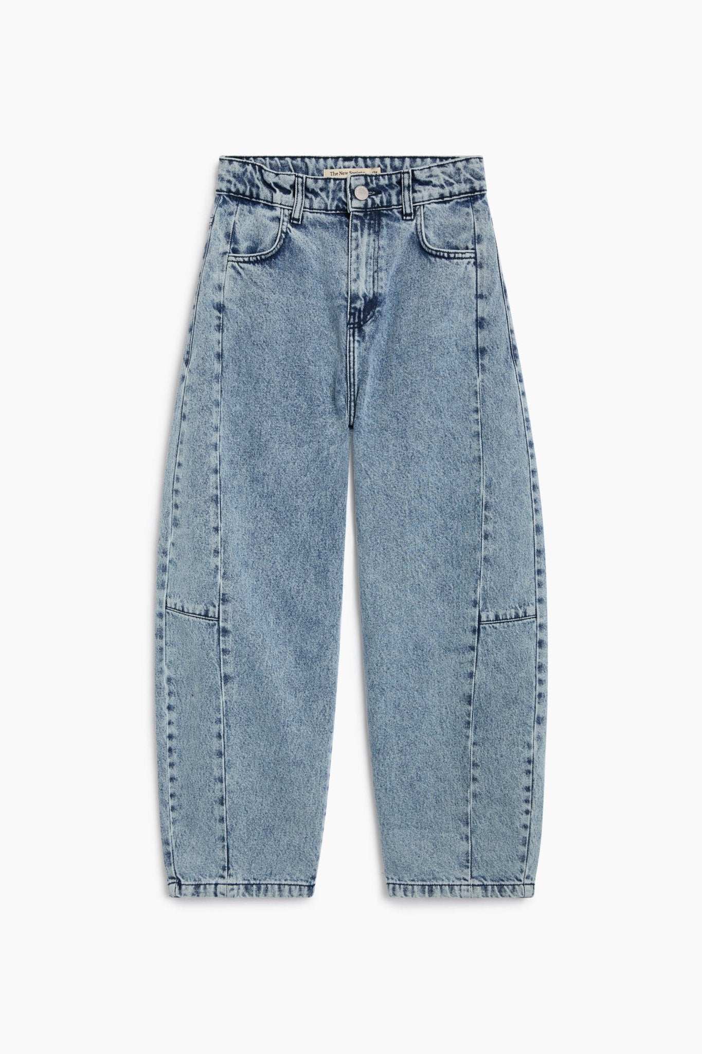 TNS Denim Teen Curved Trouser van The New Society | Kids Conceptstore Le Fanfare