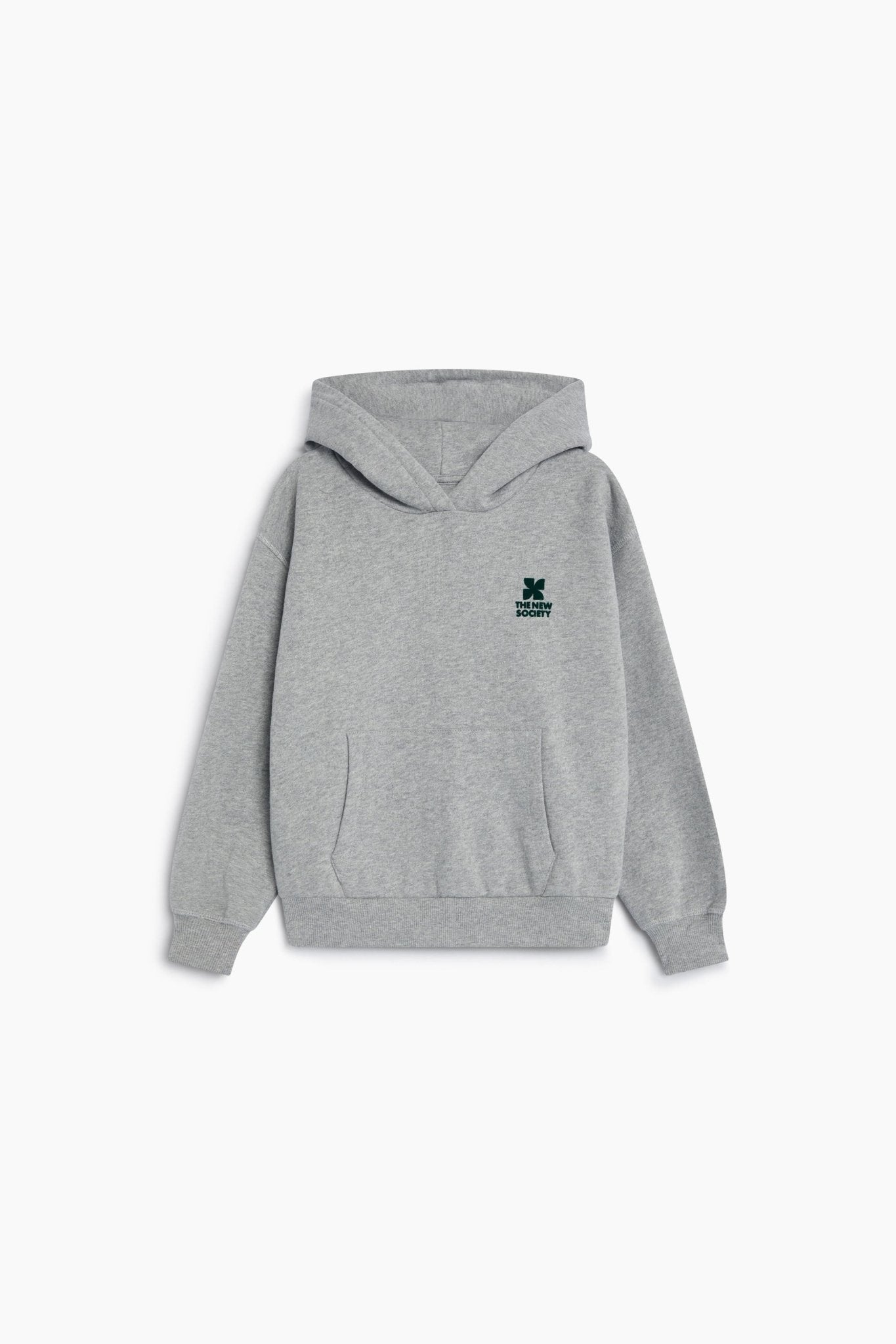 TNS Logo Hoodie Mid Grey Melange van The New Society | Kids Conceptstore Le Fanfare