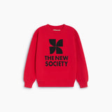 TNS Logo Sweatshirt Chinese Red van The New Society | Kids Conceptstore Le Fanfare