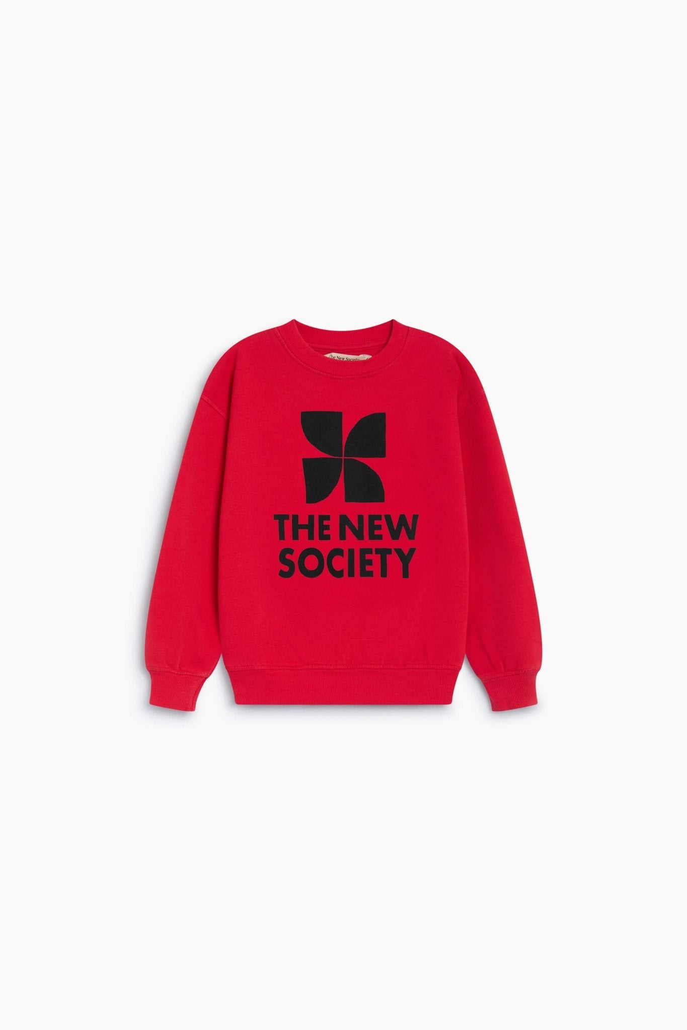 TNS Logo Sweatshirt Chinese Red van The New Society | Kids Conceptstore Le Fanfare