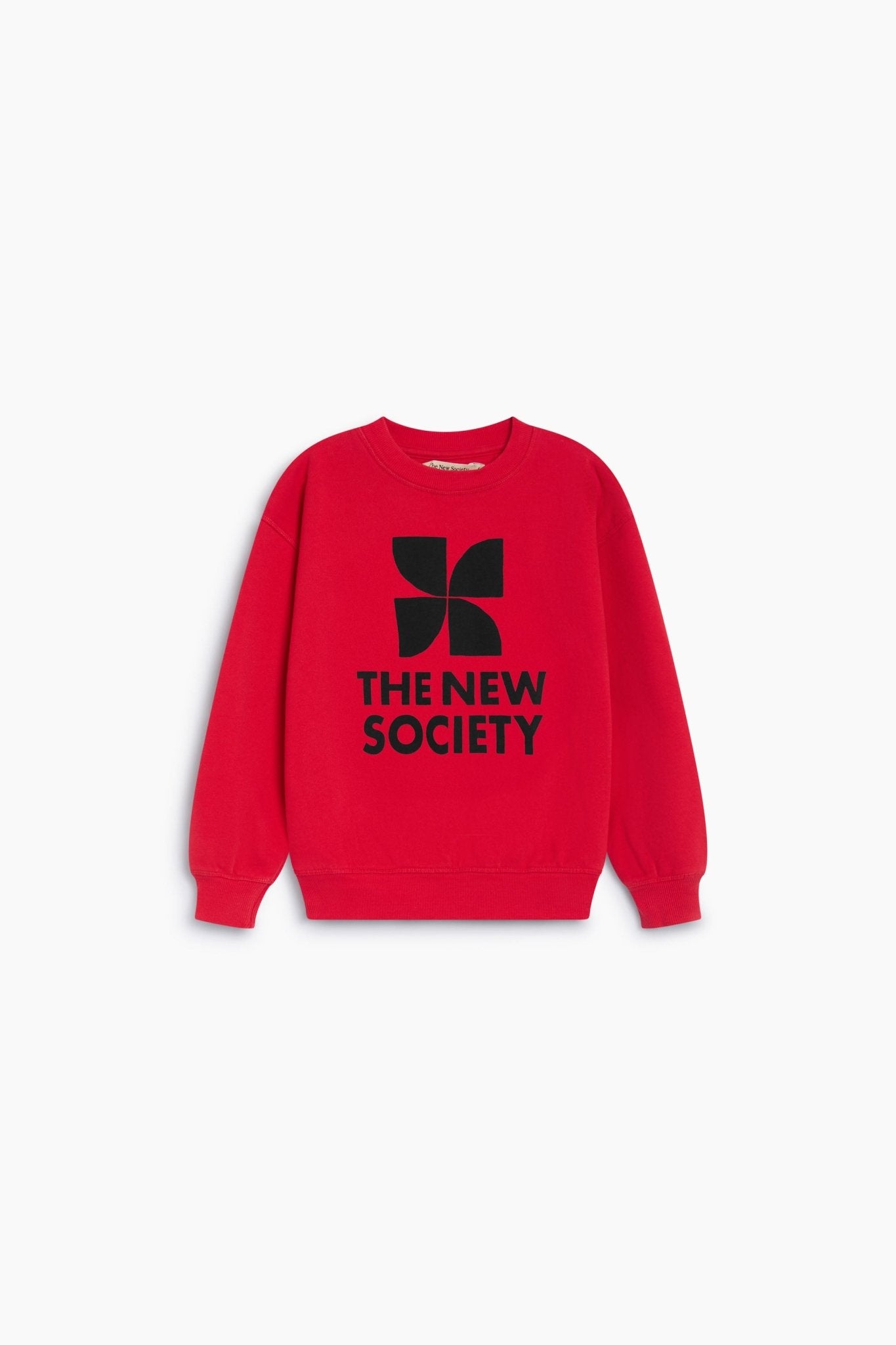 TNS Logo Sweatshirt Chinese Red van The New Society | Kids Conceptstore Le Fanfare