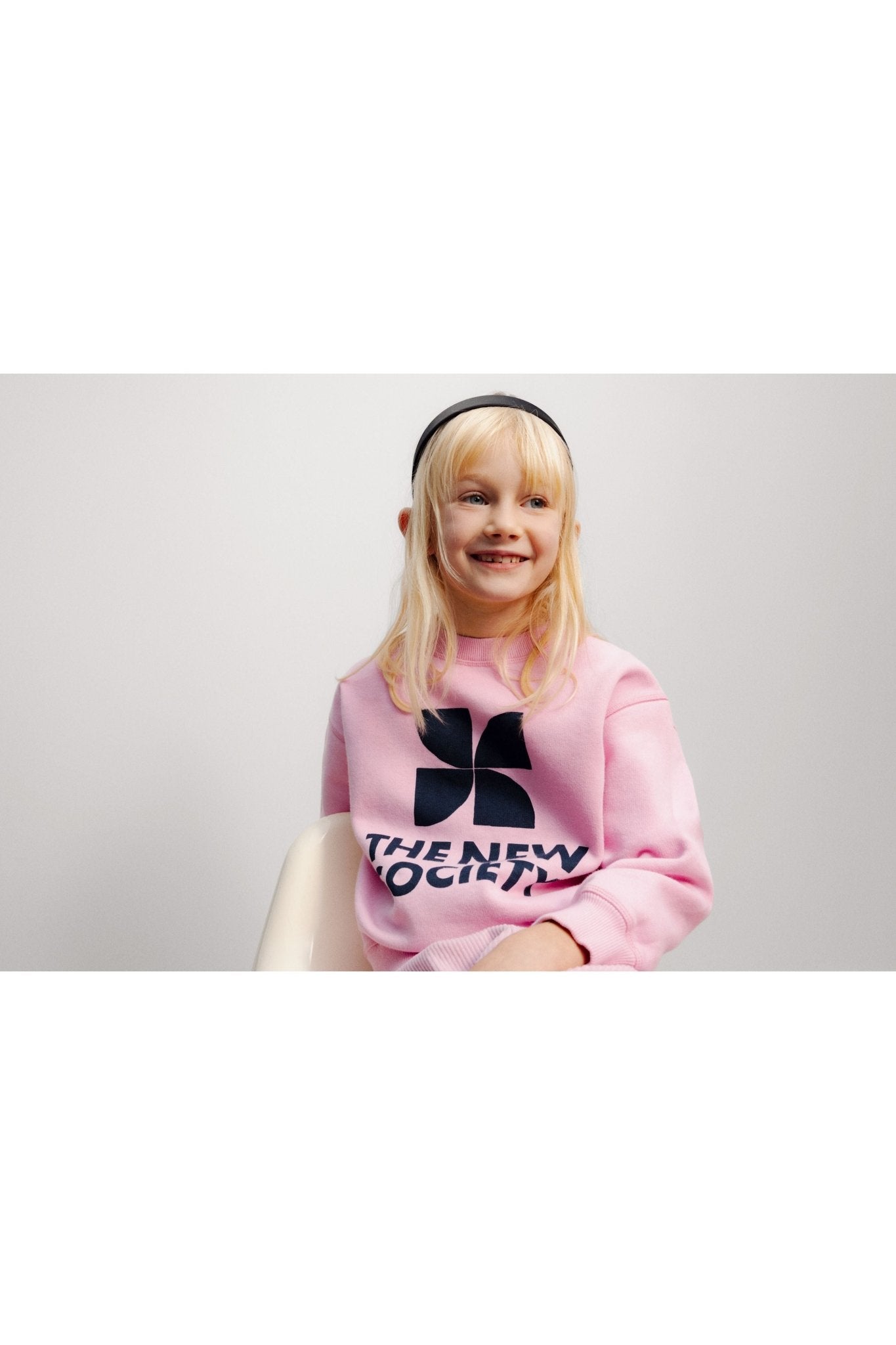 TNS Logo Sweatshirt Lilac Chiffon van The New Society | Kids Conceptstore Le Fanfare