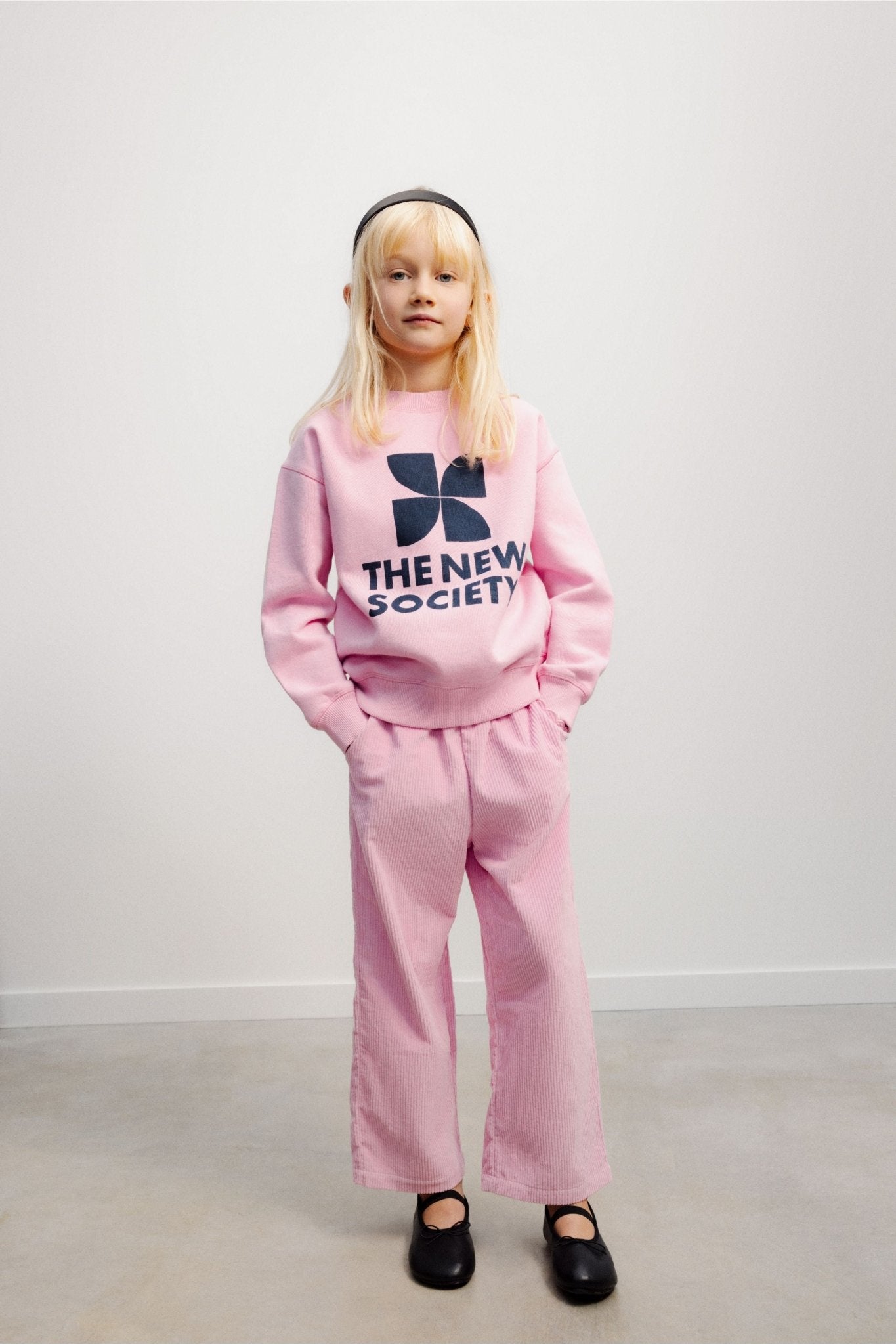 TNS Logo Sweatshirt Lilac Chiffon van The New Society | Kids Conceptstore Le Fanfare