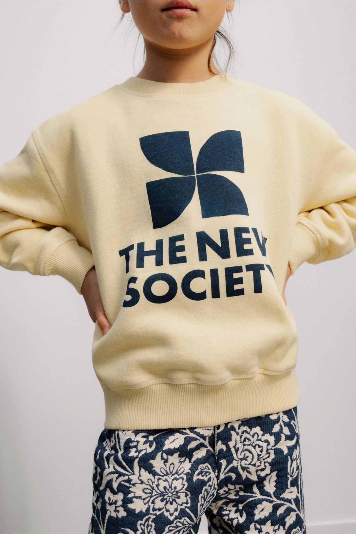 TNS Logo Sweatshirt Sunlight van The New Society | Kids Conceptstore Le Fanfare