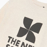 TNS Logo Sweatshirt Whisper White Melange van The New Society | Kids Conceptstore Le Fanfare