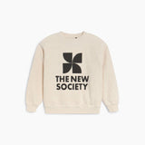 TNS Logo Sweatshirt Whisper White Melange van The New Society | Kids Conceptstore Le Fanfare