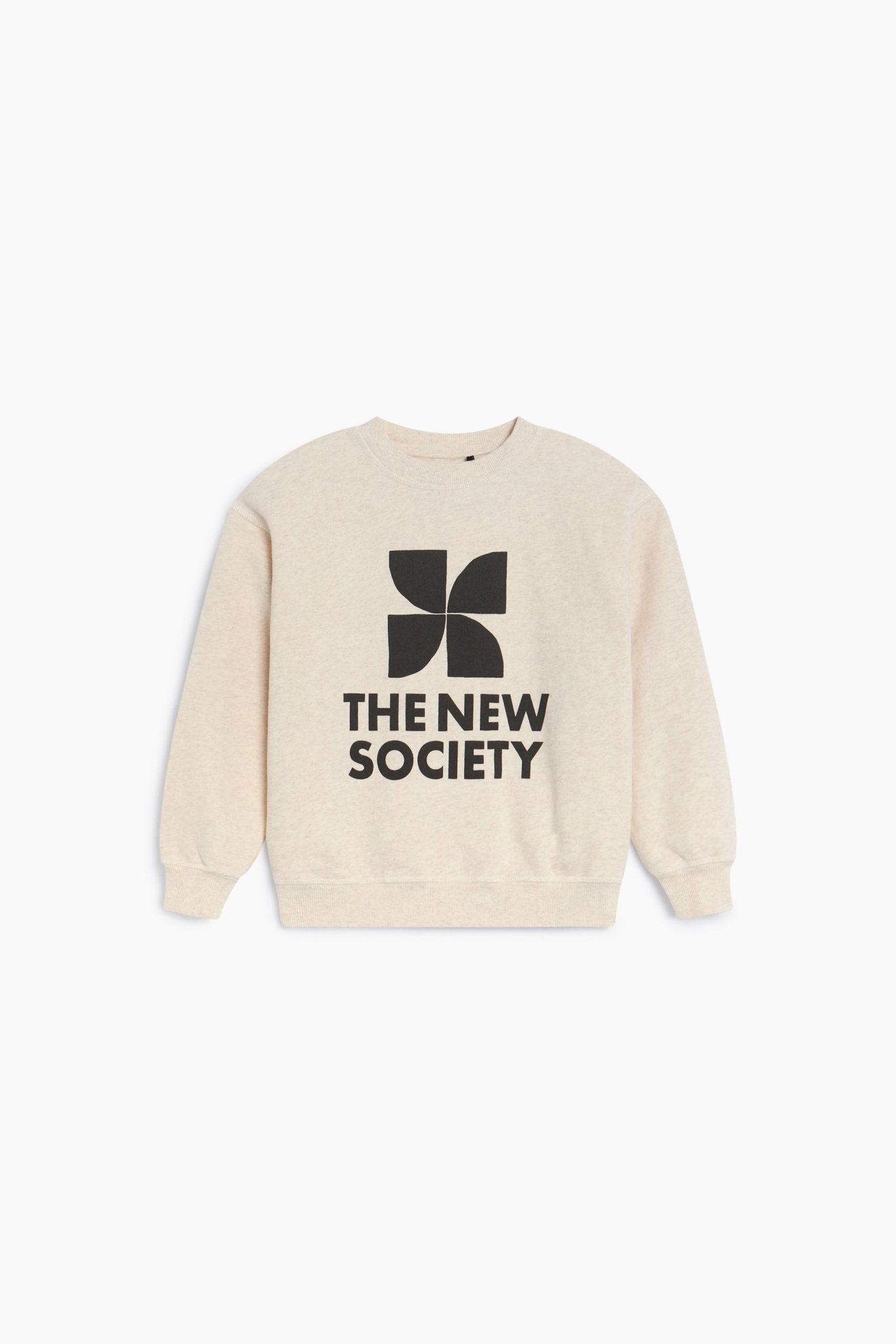 TNS Logo Sweatshirt Whisper White Melange van The New Society | Kids Conceptstore Le Fanfare