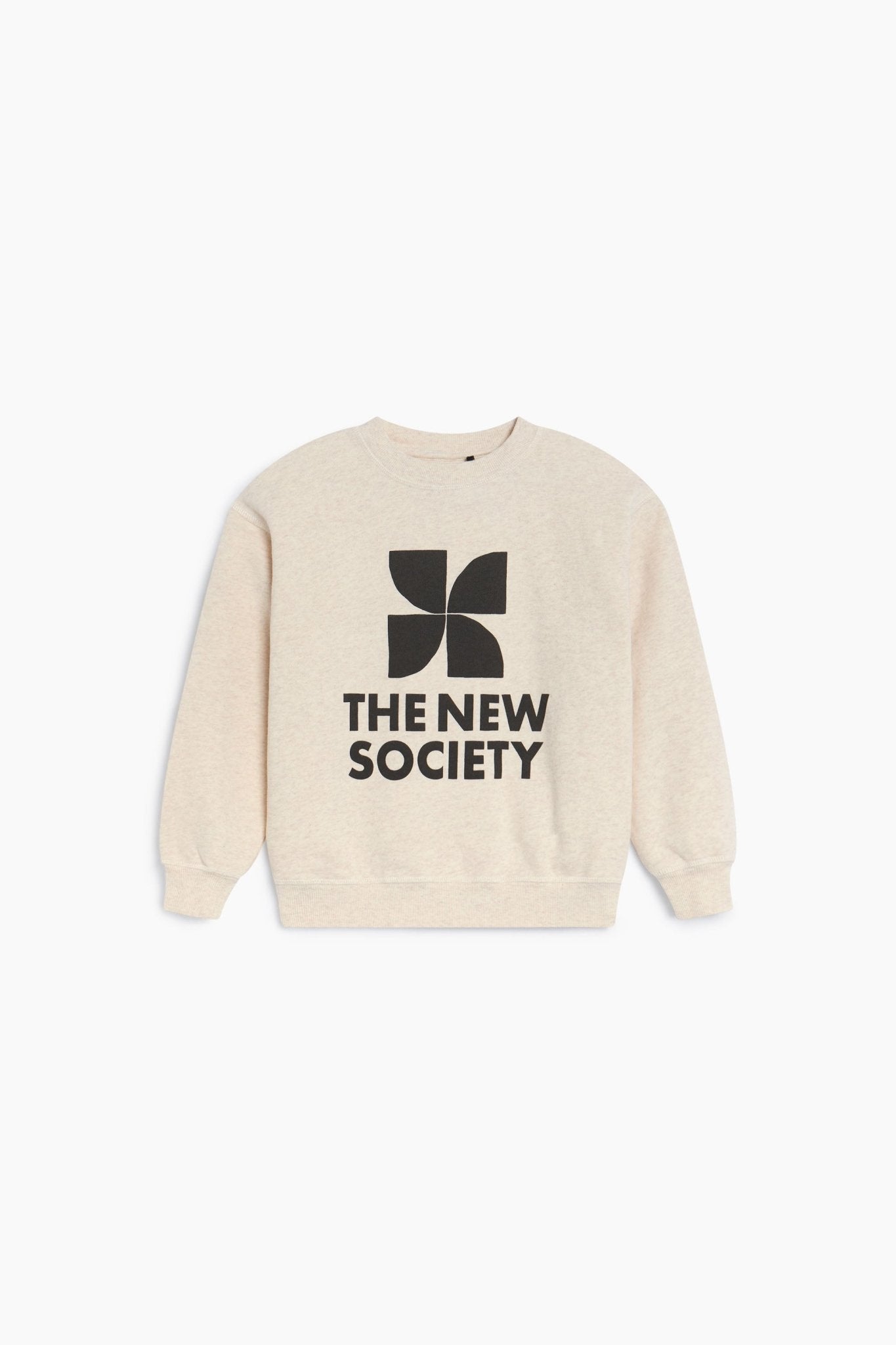 TNS Logo Sweatshirt Whisper White Melange van The New Society | Kids Conceptstore Le Fanfare
