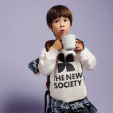 TNS Logo Sweatshirt Whisper White Melange van The New Society | Kids Conceptstore Le Fanfare