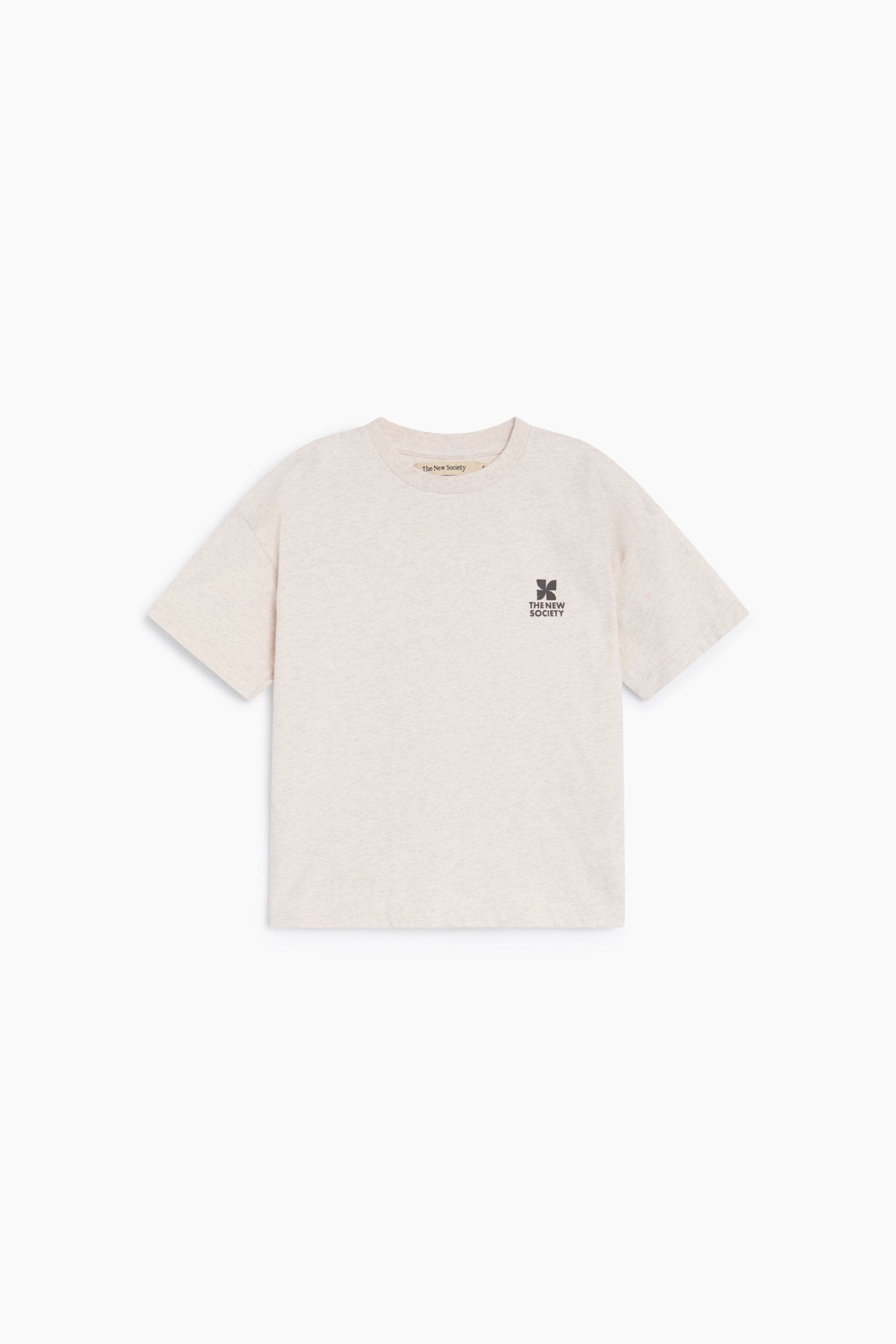 TNS Logo T-Shirt Whisper White Melange van The New Society | Kids Conceptstore Le Fanfare
