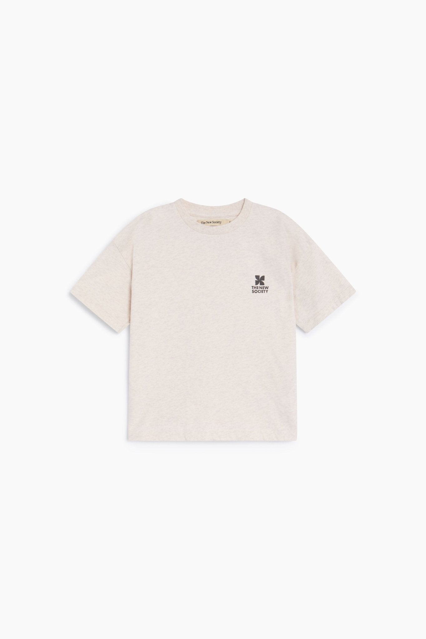 TNS Logo T-Shirt Whisper White Melange van The New Society | Kids Conceptstore Le Fanfare