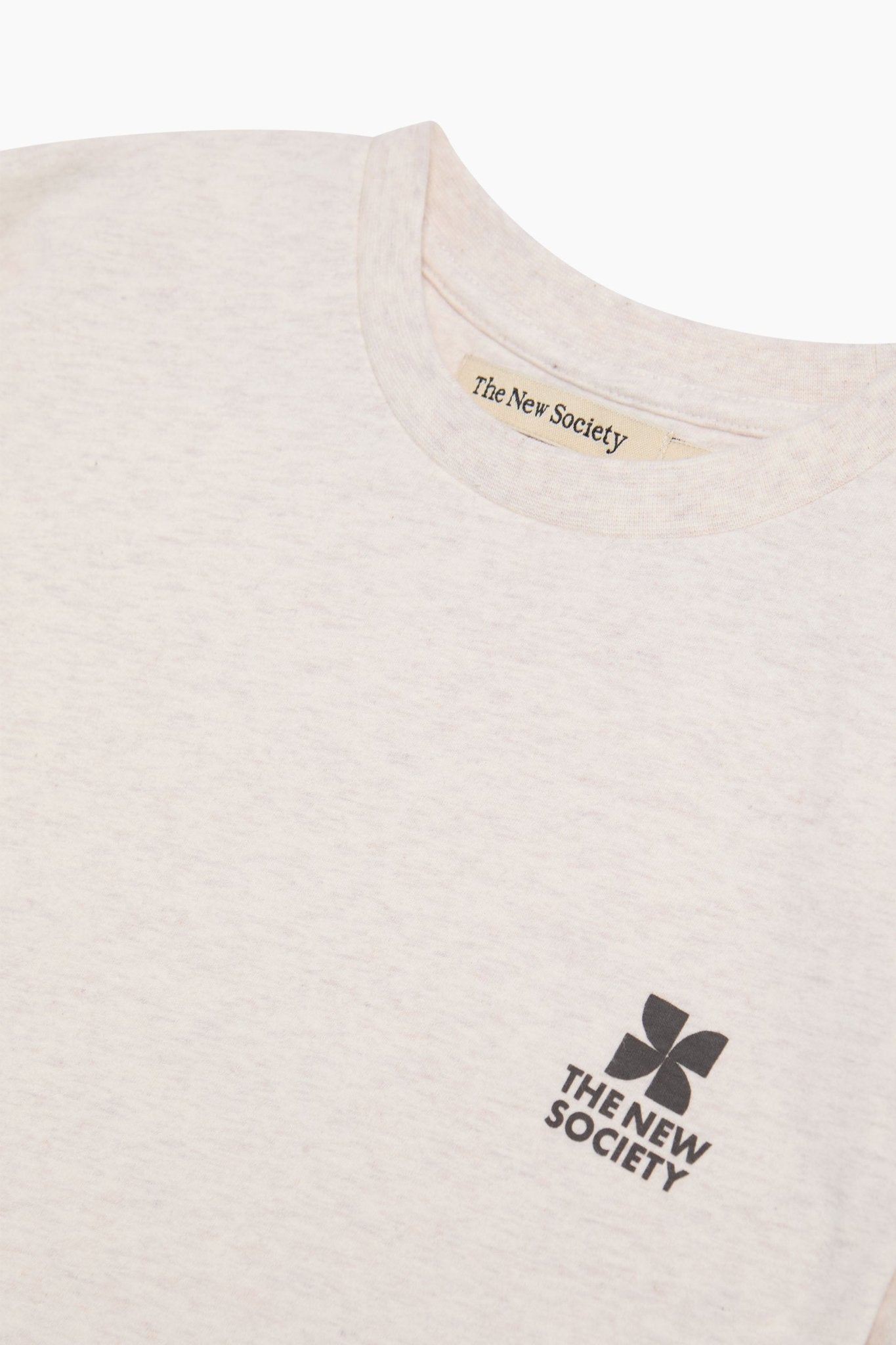 TNS Logo T-Shirt Whisper White Melange van The New Society | Kids Conceptstore Le Fanfare
