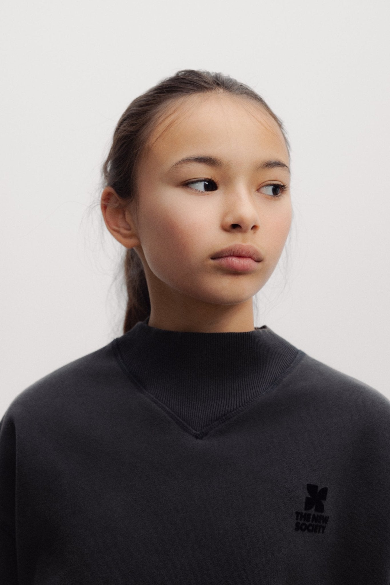 TNS Logo Teen Rib Sweatshirt van The New Society | Kids Conceptstore Le Fanfare