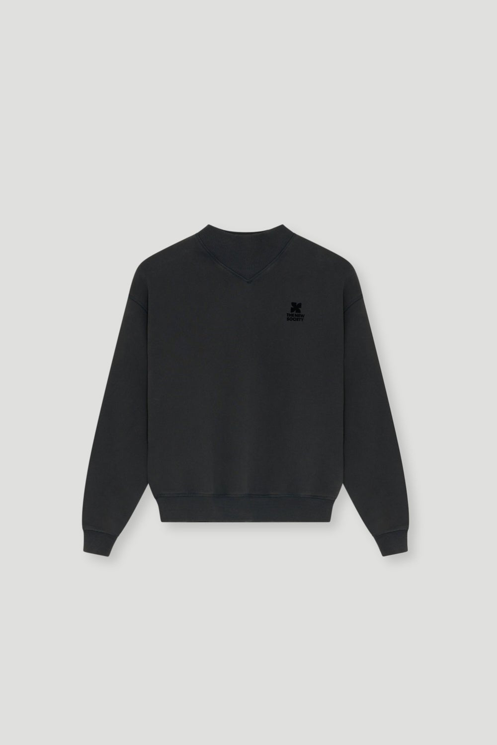 TNS Logo Teen Rib Sweatshirt van The New Society | Kids Conceptstore Le Fanfare