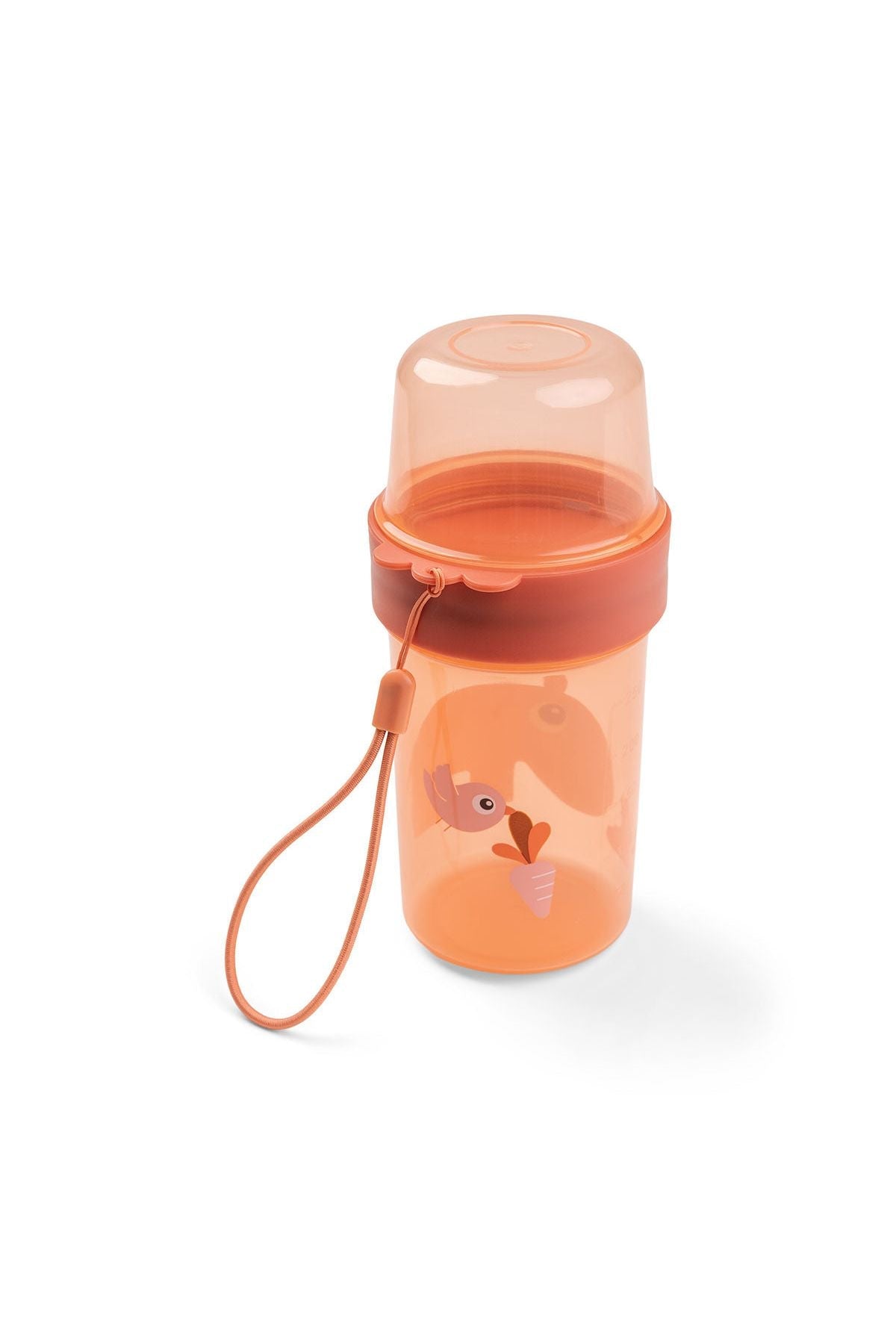 To go 2-way snack container L Ozzo Papaya van Done by Deer | Kids Conceptstore Le Fanfare