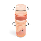 To go 2-way snack container L Ozzo Papaya van Done by Deer | Kids Conceptstore Le Fanfare
