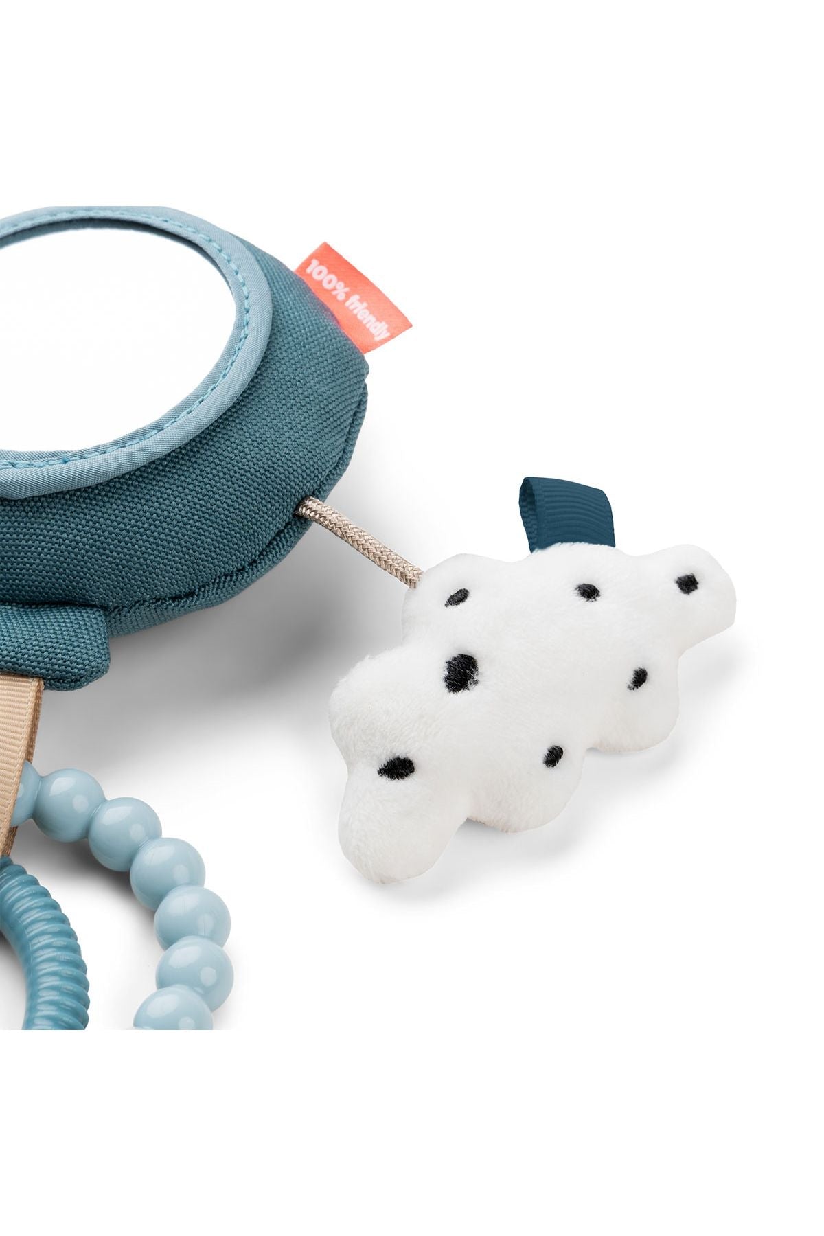 To go activity mirror | Happy clouds - Blue van Done by Deer | Kids Conceptstore Le Fanfare