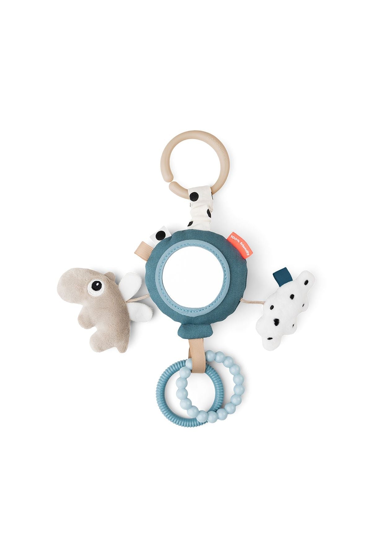 To go activity mirror | Happy clouds - Blue van Done by Deer | Kids Conceptstore Le Fanfare
