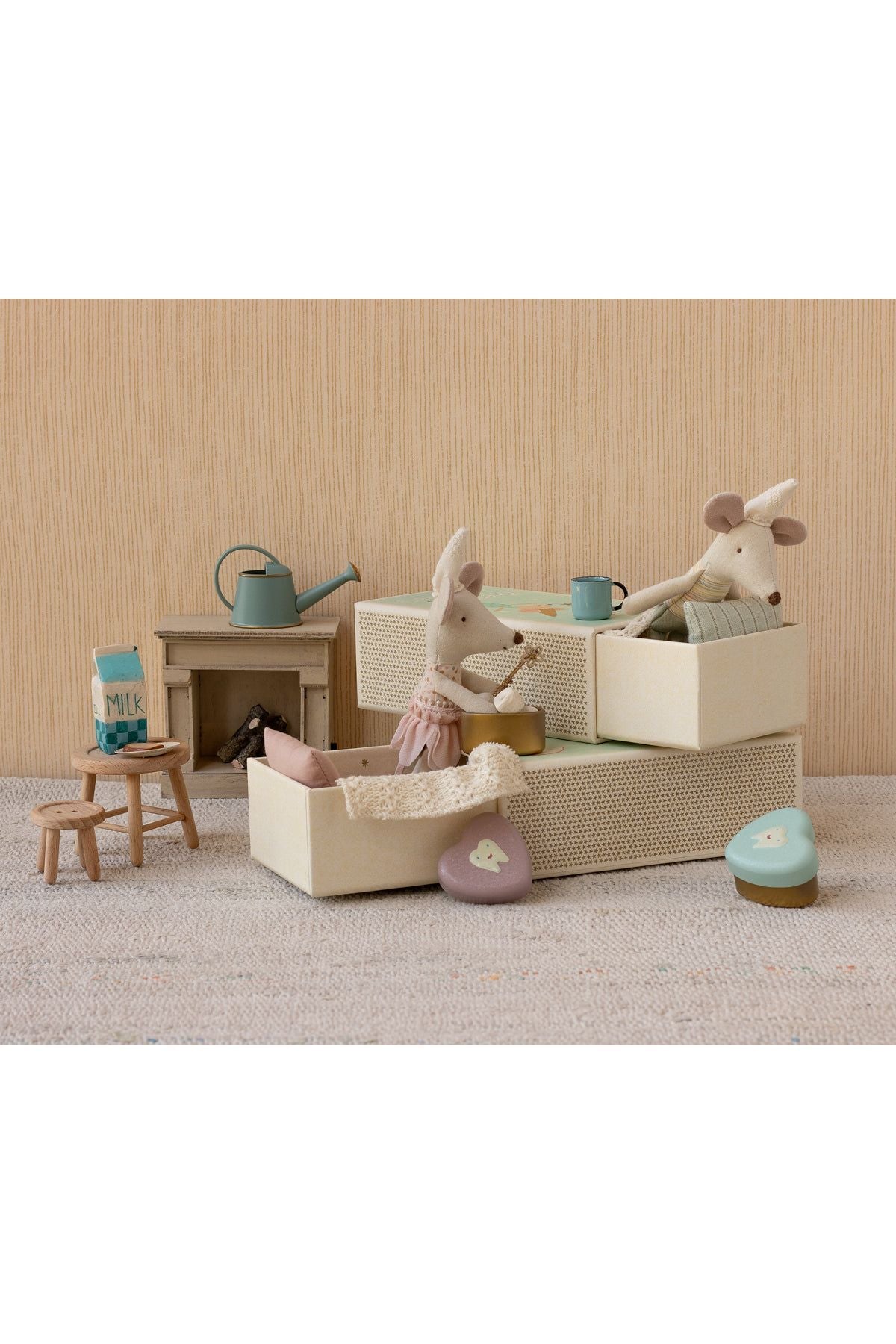 Tooth fairy mouse, Little sister in matchbox van Maileg | Kids Conceptstore Le Fanfare