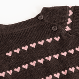 Torin B | Light Cotton Wool Pattern - Rose Frosting Hearts van MarMar Copenhagen | Kids Conceptstore Le Fanfare