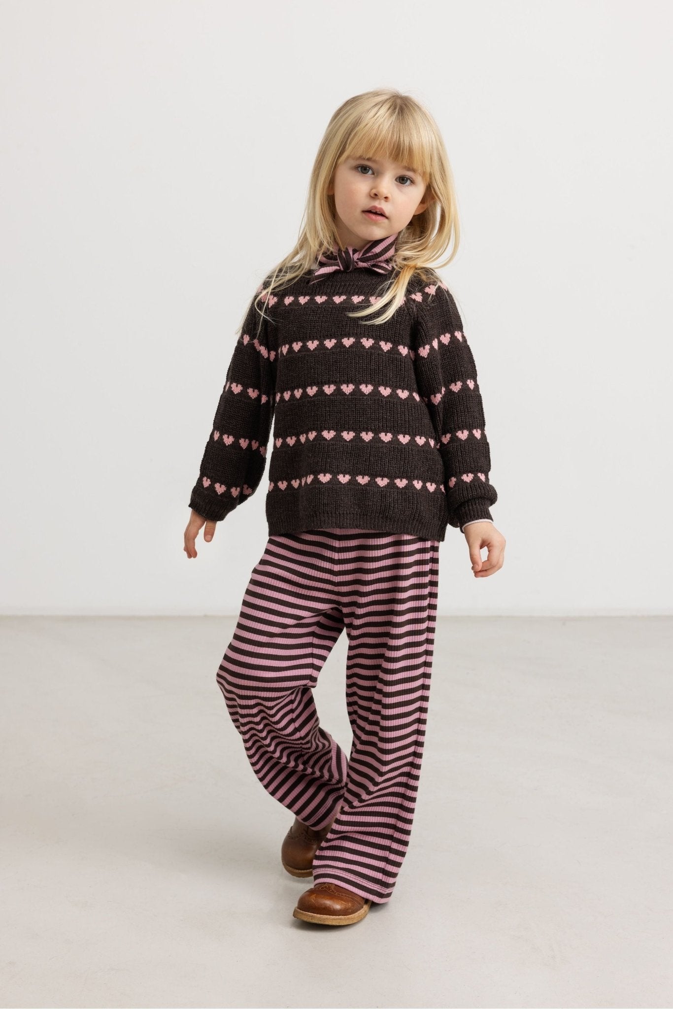 Torin | Light Cotton Wool Pattern - Rose Frosting Hearts van MarMar Copenhagen | Kids Conceptstore Le Fanfare