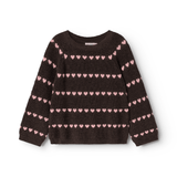 Torin | Light Cotton Wool Pattern - Rose Frosting Hearts van MarMar Copenhagen | Kids Conceptstore Le Fanfare