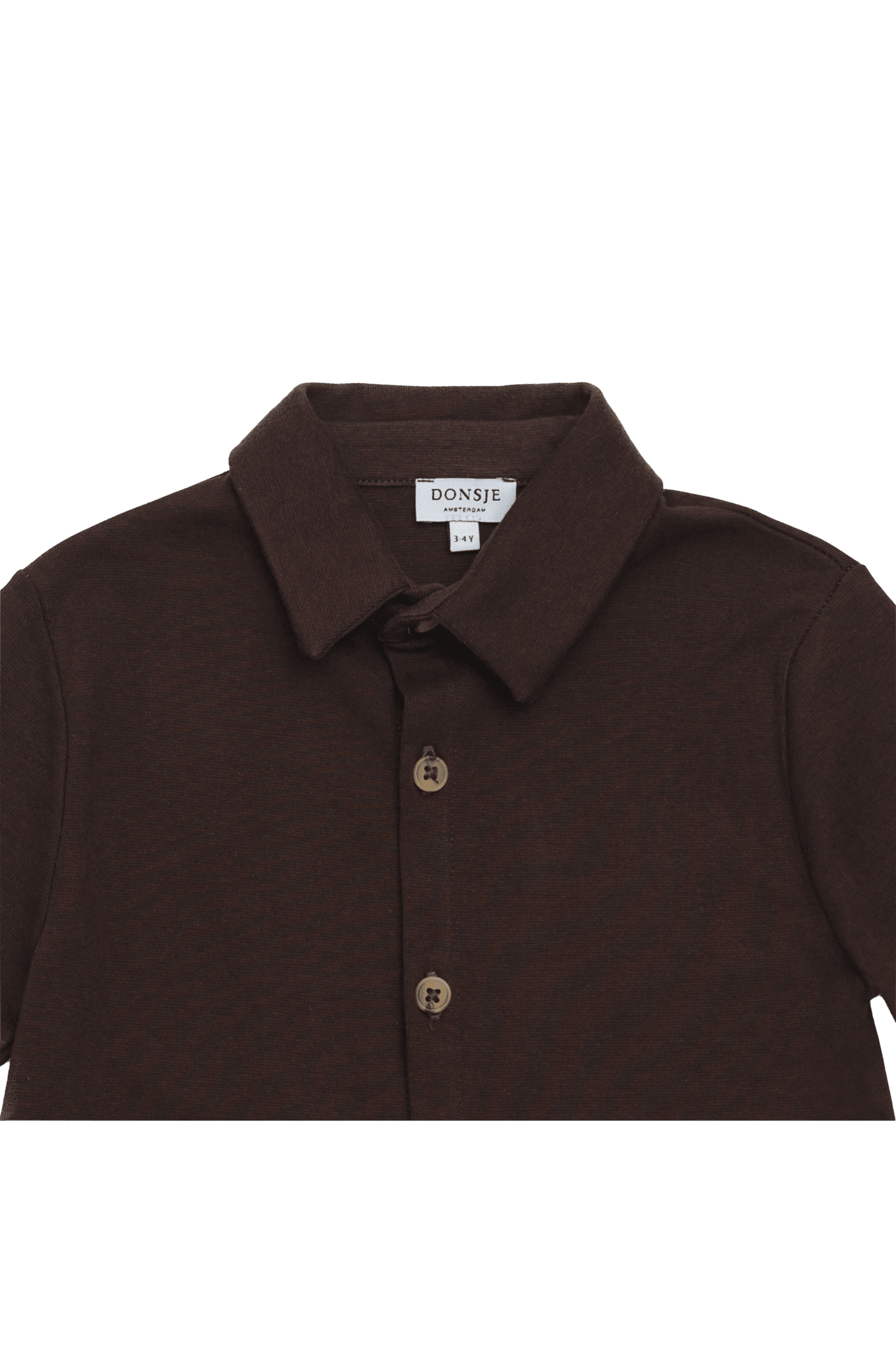 Touten Shirt - Espresso van Donsje Amsterdam | Kids Conceptstore Le Fanfare