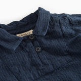 Tovas - Chambray - Dark Blue Stripe van MarMar Copenhagen | Kids Conceptstore Le Fanfare