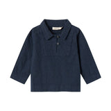 Tovas - Chambray - Dark Blue Stripe van MarMar Copenhagen | Kids Conceptstore Le Fanfare